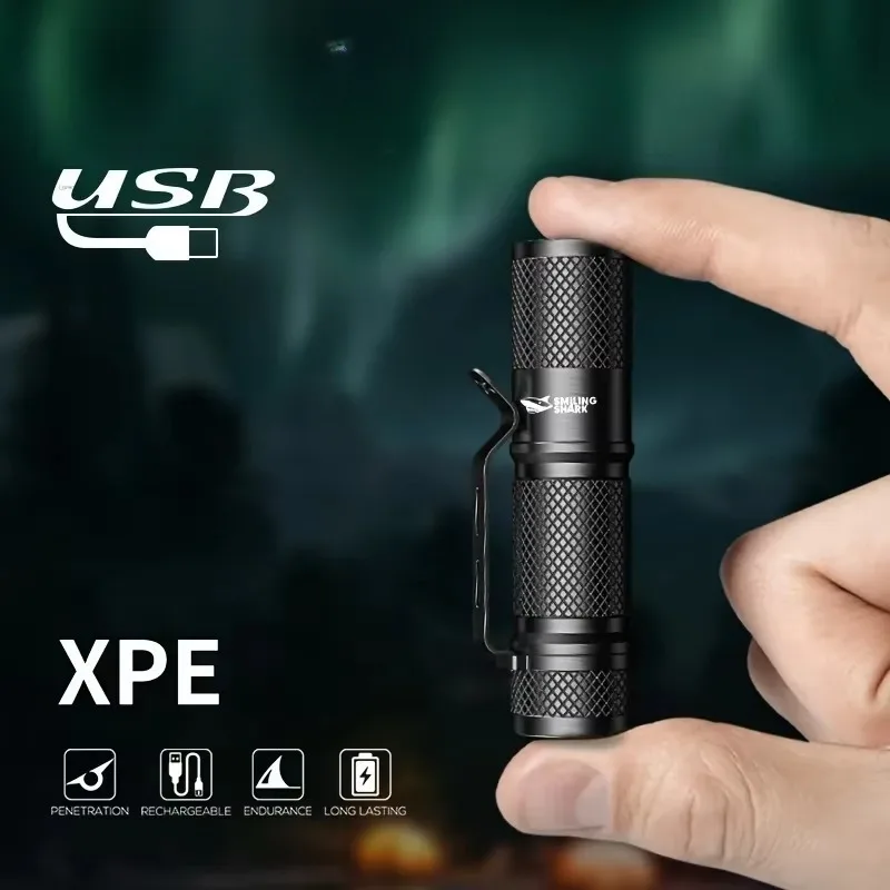 SMILING SHARK Ultra Powerful M - огляд і ціна Edc Carry Clip