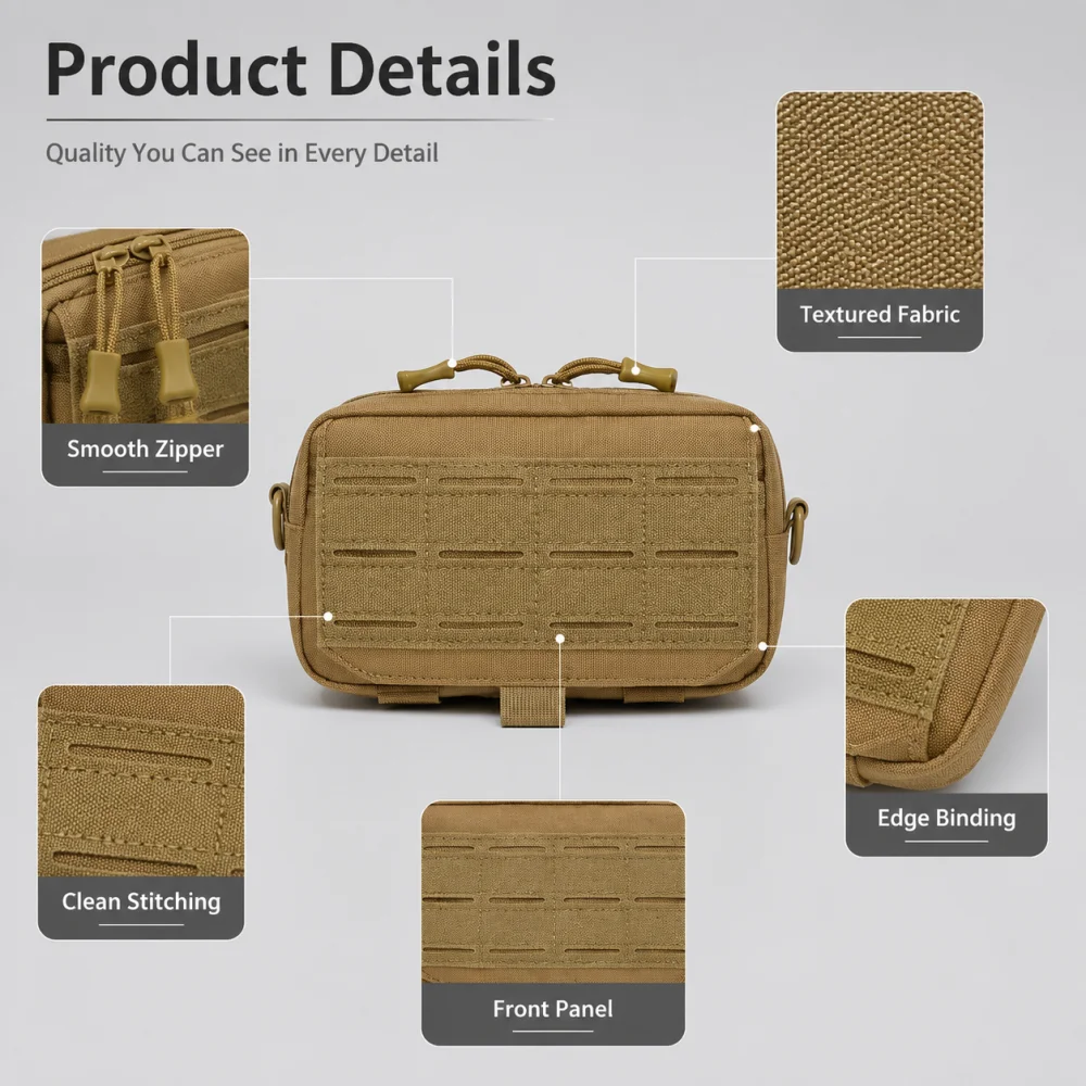 Utility Molle EDC Waist Bag Ta - огляд і ціна Edc Carry Fanny Pack